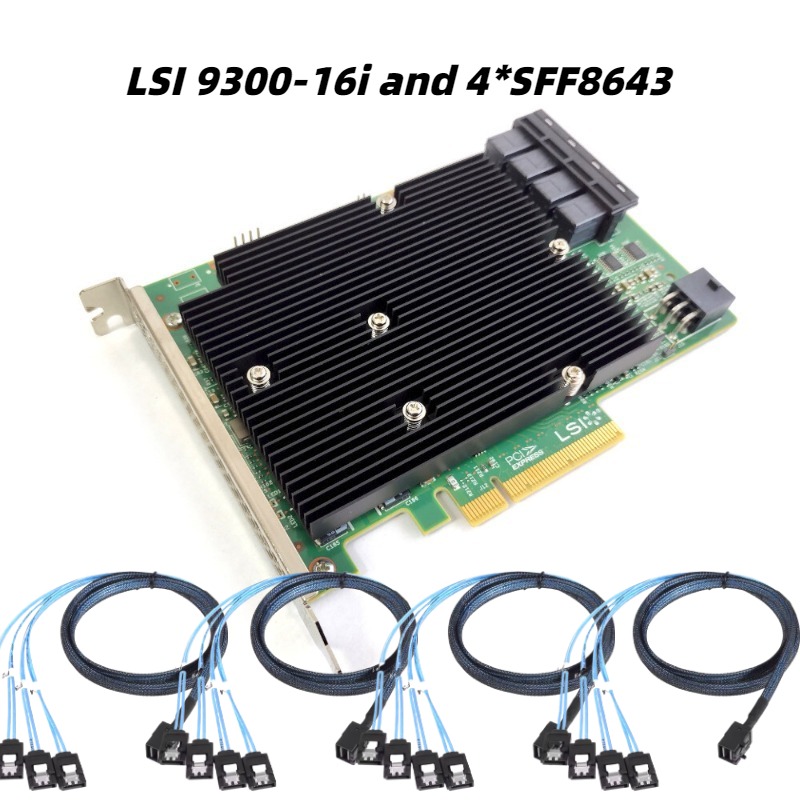 LSI SAS 9300-16i 12GB/S HBA BU - Lsi 9300 16I Hba It Mode recension och pris